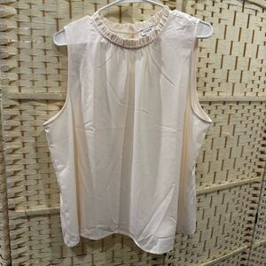 J. Crew Soft Cream Sleeveless Blouse